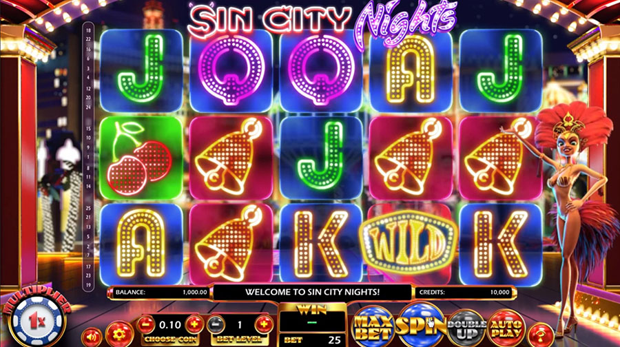 Betsoft Gaming - Sin City Nights, скриншот 1